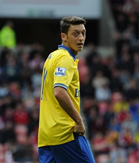 Mesut Ozil in Action: Sunderland vs Arsenal, Premier League 2013-14