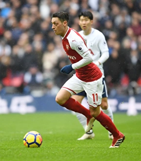 Tottenham Hotspur V Arsenal 2017-18 Prints: Mesut Ozil in Action: Tottenham Hotspur vs. Arsenal, Premier League 2017-18