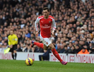 Tottenham Hotspur V Arsenal 2014-15 Prints: Mesut Ozil in Action: Tottenham vs. Arsenal, Premier League 2014-15