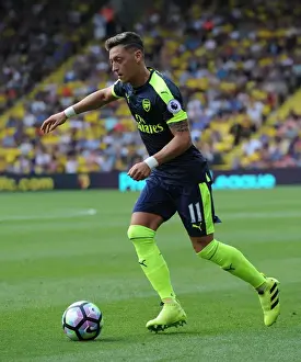 Watford V Arsenal 2016-17 Prints: Mesut Ozil: In Action Against Watford, Premier League 2016-17