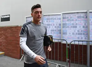 Crystal Palace V Arsenal 2016-17 Prints: Mesut Ozil Arrives at Selhurst Park Ahead of Crystal Palace vs