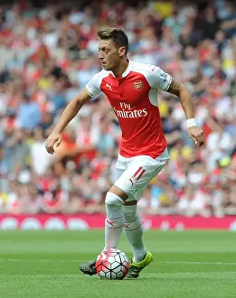 Arsenal V West Ham United 2015-16 Prints: Mesut Ozil (Arsenal). Arsenal 0: 2 West Ham United. Barclays Premier League. Emirates