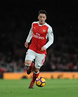 Mesut Ozil (Arsenal). Arsenal 1: 0 West Bromwich Albion. Premier League. Emirates Stadium
