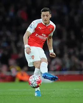 Arsenal V West Bromwich Albion 2015-16 Prints: Mesut Ozil (Arsenal). Arsenal 2: 0 West Bromwich Albion
