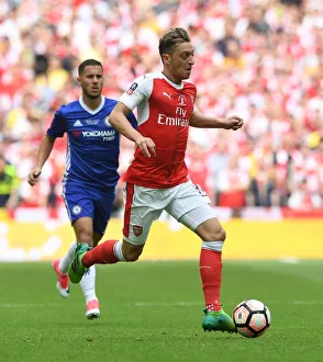 Arsenal V Chelsea - FA Cup Final 2017 Prints: Mesut Ozil (Arsenal). Arsenal 2: 1 Chelsea. FA Cup Final. Wembley Stadium, 27 / 5 / 17