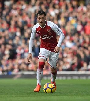 Arsenal v Swansea City 2017-18 Gallery: Mesut Ozil (Arsenal). Arsenal 2: 1 Swansea City. Premier League. Emirates Stadium