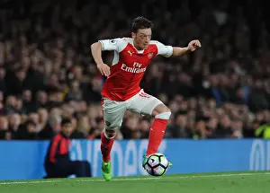 Mesut Ozil (Arsenal). Arsenal 3: 0 West Ham United. Premier League. Emirates Stadium