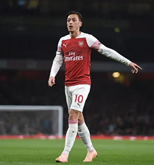 Mesut Ozil (Arsenal). Arsenal 3: 1 Leicester City. Premier League. Emirates Stadium