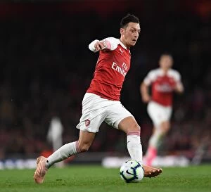 Images Dated 22nd October 2018: Mesut Ozil (Arsenal). Arsenal 3: 1 Leicester City. Premier League. Emirates Stadium
