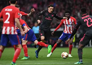 Mesut Ozil (Arsenal). Atletico Madrid 1: 0 Arsenal. Europe League Semi Final, 2nd Leg