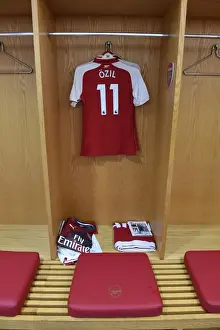 Arsenal V AFC Bournemouth 2017-18 Prints: Mesut Ozil: Arsenal Changing Room before Arsenal v AFC Bournemouth (2017-18)