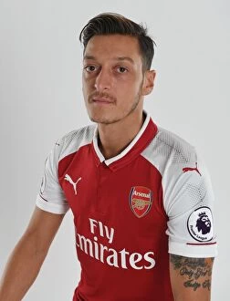 Arsenal 1st team Photocall 2017-18 Collection: Mesut Ozil: Arsenal Football Club 2017-18 Team Photocall