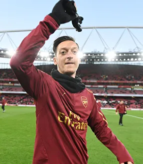 Arsenal V Wolverhampton Wanderers 2018-19 Prints: Mesut Ozil: Arsenal Football Club vs. Wolverhampton Wanderers, Premier League 2018-19