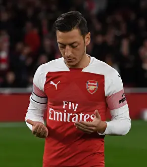 Mesut Ozil: Arsenal Football Club's Pre-Match Focus at Emirates Stadium (vs Leicester City, 2018-19)