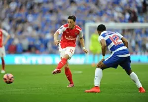 Mesut Ozil (Arsenal) Gareth McCleary (Reading). Arsenal 2: 1 Reading, after extra time
