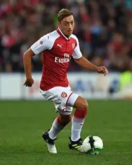 Sydney Western Wanderers V Arsenal 2017-18 Prints: Mesut Ozil: Arsenal Star in Action against Western Sydney Wanderers, Sydney 2017