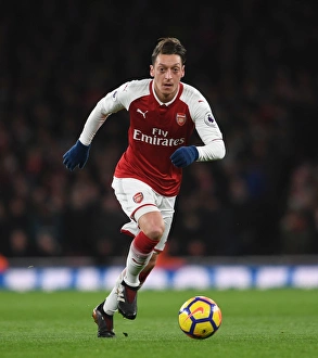 Arsenal V Chelsea 2017-18 Prints: Mesut Ozil: Arsenal vs. Chelsea, Premier League 2017-18