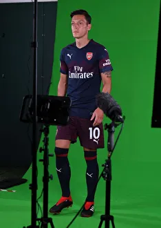 Mesut Ozil at Arsenal's 2018/19 First Team Photo Call