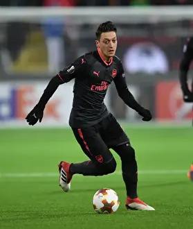 Ostersunds V Arsenal 2017-18 Prints: Mesut Ozil: Arsenal's Brilliant Performance Against Ostersunds FK in the Europa League