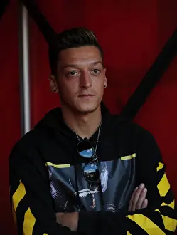 Arsenal V Liverpool 2016-17 Prints: Mesut Ozil: Arsenal's No. 10 Ready for Battle Against Liverpool