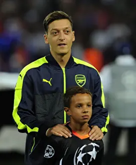 Paris Saint Gernain V Arsenal 2016-17 Prints: Mesut Ozil: Arsenal's Star Gears Up for Paris Saint-Germain Showdown in 2016-17 Champions League