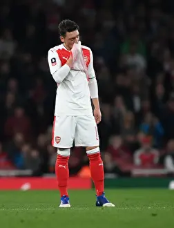 Arsenal V Lincoln City 2016-17 Prints: Mesut Ozil: Arsenal's Star Performance at FA Cup Quarter-Final vs. Lincoln City
