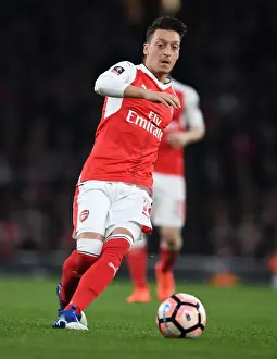 Arsenal V Lincoln City 2016-17 Prints: Mesut Ozil: Arsenal's Star Performer Shines at Emirates FA Cup Quarter-Final vs