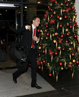 Arsenal V Chelsea 2013-14 Prints: Mesut Ozil: Arsenal's Star Player Gears Up for Arsenal v Chelsea Clash (2013-14)