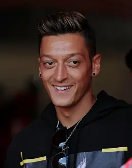 Arsenal V Liverpool 2016-17 Prints: Mesut Ozil: Arsenal's Star Player Gears Up for Arsenal vs