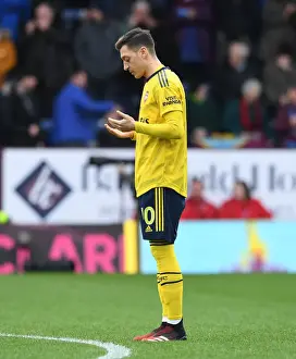 Burnley V Arsenal 2019-20 Prints: Mesut Ozil: Arsenal's Star Player Prepares for Burnley Clash (Burnley v Arsenal 2019-20)