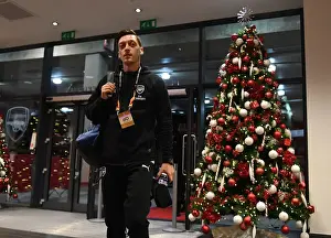 Arsenal V Qarabag 2018-19 Prints: Mesut Ozil: Arsenal's Star Player Prepares for Qarabag Clash in Europa League