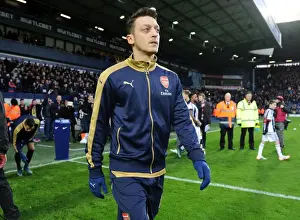 West Bromwich Albion V Arsenal 2015-16 Prints: Mesut Ozil: Arsenal's Star Ready for West Bromwich Albion Showdown (2015-16)