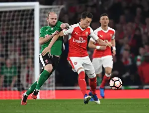 Mesut Ozil Clashes with Bradley Wood in Arsenal's FA Cup Quarter-Final Showdown