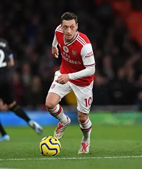 Arsenal V Manchester City 2019-20 Prints: Mesut Ozil at Emirates Stadium: Arsenal vs Manchester City (Premier League 2019-20)