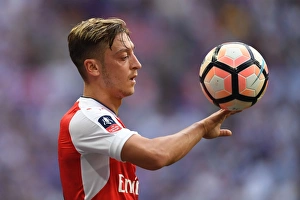 Arsenal V Chelsea - FA Cup Final 2017 Prints: Mesut Ozil at the FA Cup Final: Arsenal vs. Chelsea, London, 2017