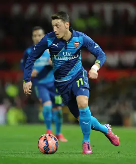 Mesut Ozil: FA Cup Quarterfinal Showdown at Old Trafford (Manchester United vs Arsenal, 2015)