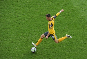 Burnley V Arsenal 2016-17 Prints: Mesut Ozil: On the Field against Burnley, Premier League 2016-17