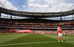 Arsenal V Everton 2016-17 Prints: Mesut Ozil: Focused and Ready for Arsenal vs. Everton, Premier League 2016-17