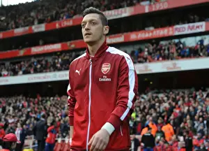 Arsenal V Crystal Palace 2015-16 Prints: Mesut Ozil: Focused and Ready - Arsenal vs Crystal Palace, Premier League 2015-16