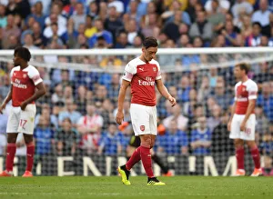Chelsea V Arsenal 2018-19 Prints: Mesut Ozil Leaves the Field: Chelsea vs. Arsenal, Premier League 2018-19