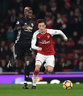 Mesut Ozil Outmaneuvers Paul Pogba: Arsenal vs Manchester United, Premier League 2017-18