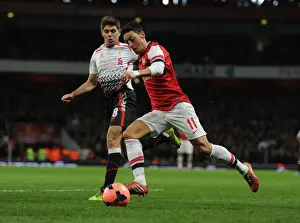 Mesut Ozil Outmaneuvers Steven Gerrard: Arsenal vs. Liverpool, FA Cup 2013-14