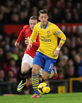 Mesut Ozil Outruns Wayne Rooney: Manchester United vs. Arsenal, Premier League 2013-14