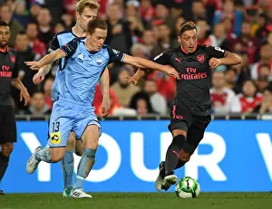 Sydney FC V Arsenal - 2017-18 Prints: Mesut Ozil Outsmarts Brandon O'Neill: Arsenal's Masterclass vs. Sydney FC