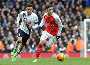 Tottenham Hotspur V Arsenal 2015-16 Prints: Mesut Ozil Outsmarts Dele Alli: Premier League Battle - Arsenal's Masterclass vs