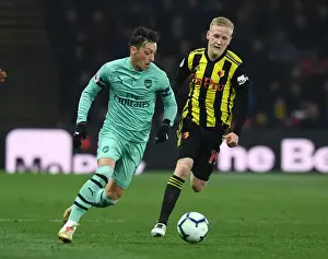 Mesut Ozil Outsmarts Will Hughes: A Premier League Battle at Vicarage Road (April 2019)
