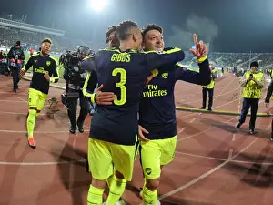PFC Ludogorets Razgrad V Arsenal 2016-17 Prints: Mesut Ozil Scores for Arsenal Against Ludogorets in 2016-17 Champions League