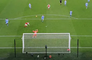 Arsenal V Stoke City 2016-17 Prints: Mesut Ozil Scores Arsenal's Second Goal Against Stoke City, Premier League 2016-17