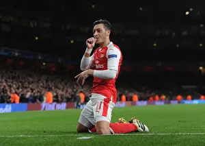 Arsenal V PFC Ludogorets Razgrad 2016-17 Prints: Mesut Ozil Scores Brace: Arsenal Crushes Ludogorets 5-0 (Champions League 2016-17)