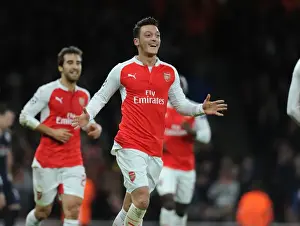 Mesut Ozil Scores First Arsenal Goal: Arsenal FC vs. GNK Dinamo Zagreb, UEFA Champions League, 2015